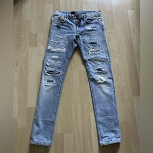 Dior Distressed Skinny Fit Jeans